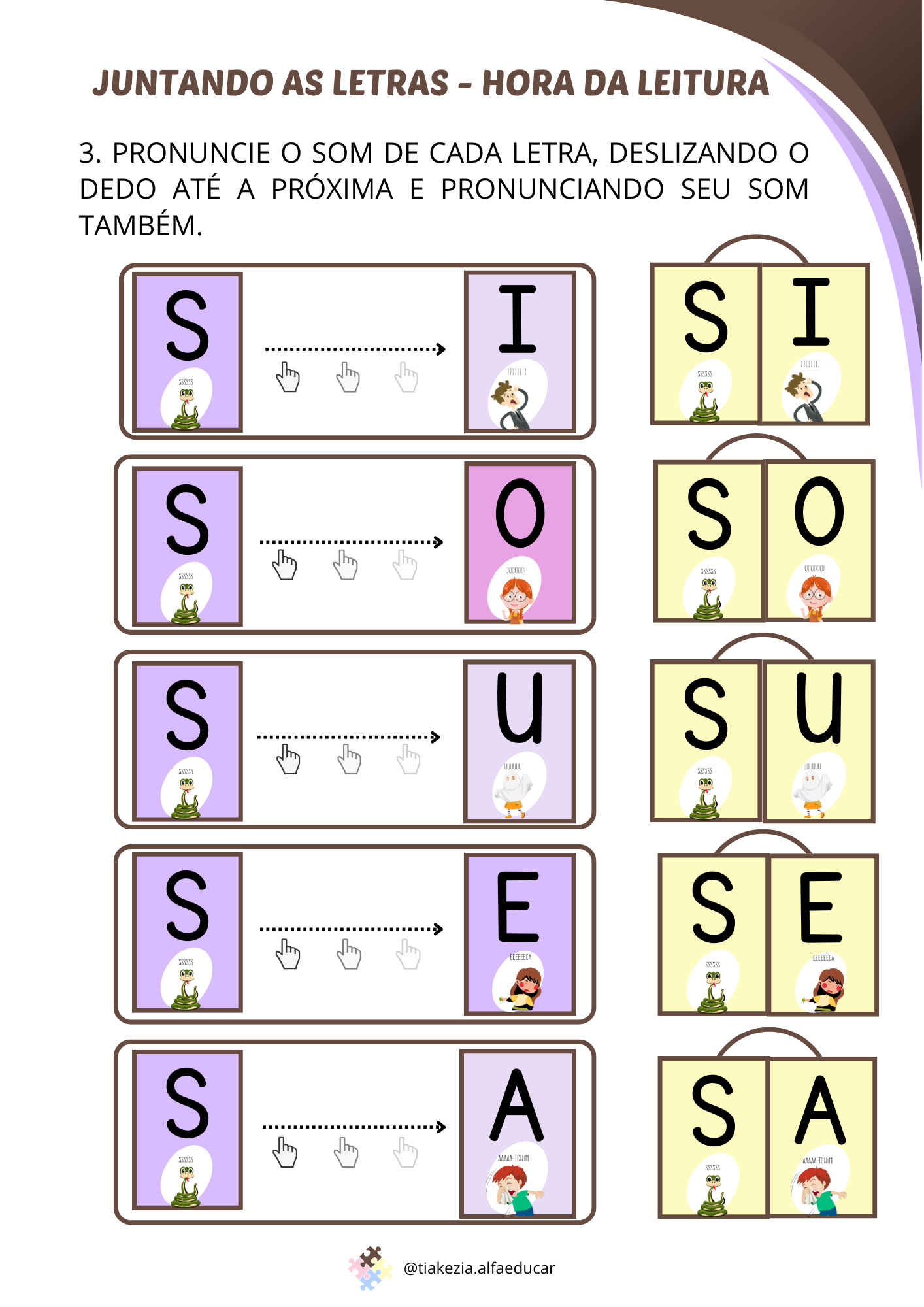 Juntando os Sons - Hora da leitura (3)