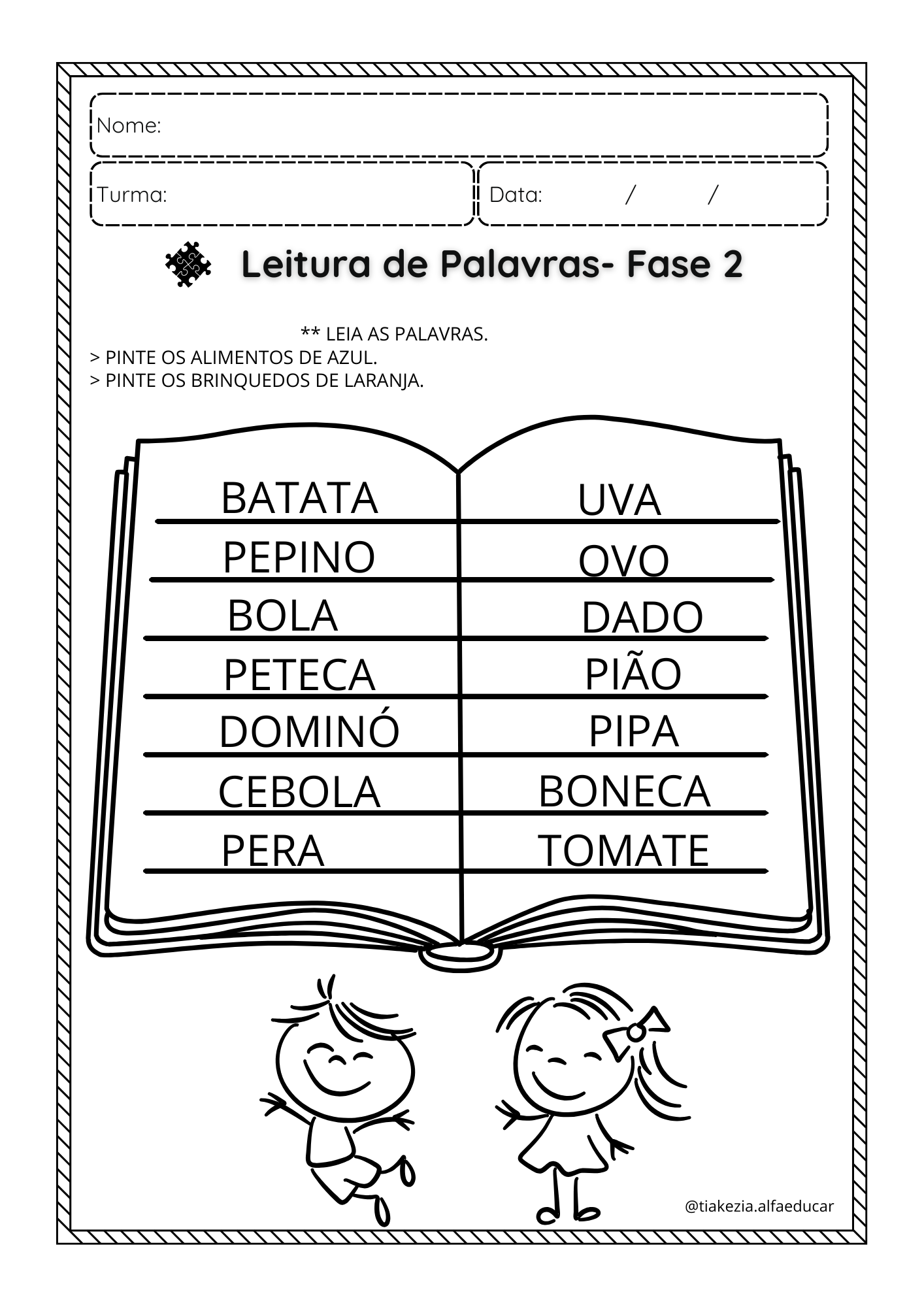 Atividades de Leitura Fase 2