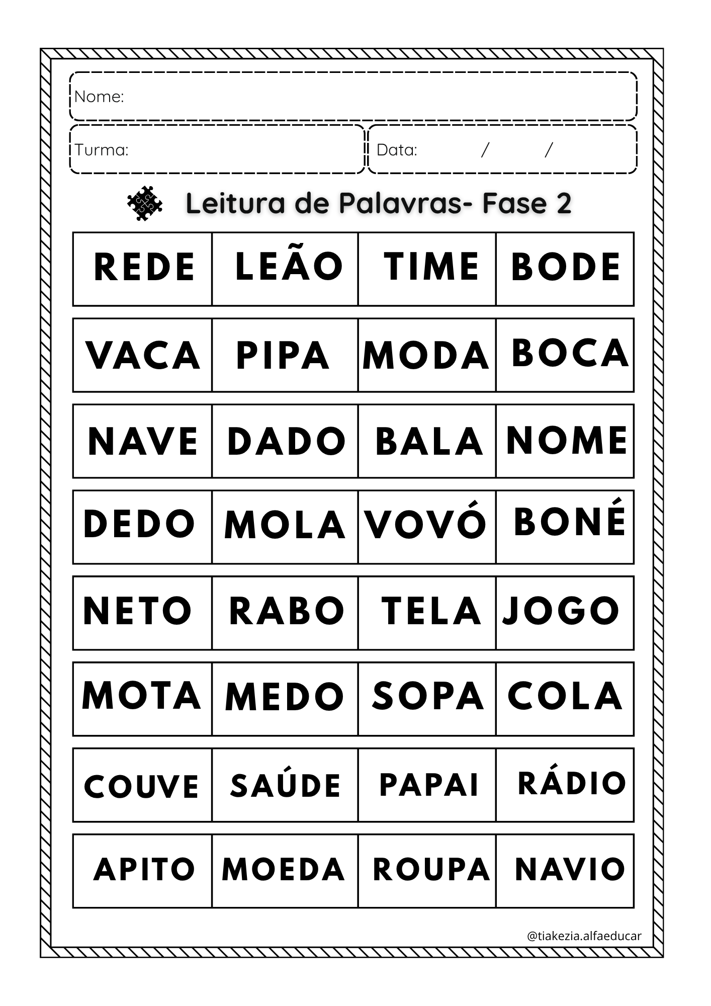 Caderno de Leitura Fase 2 - Palavras (1)