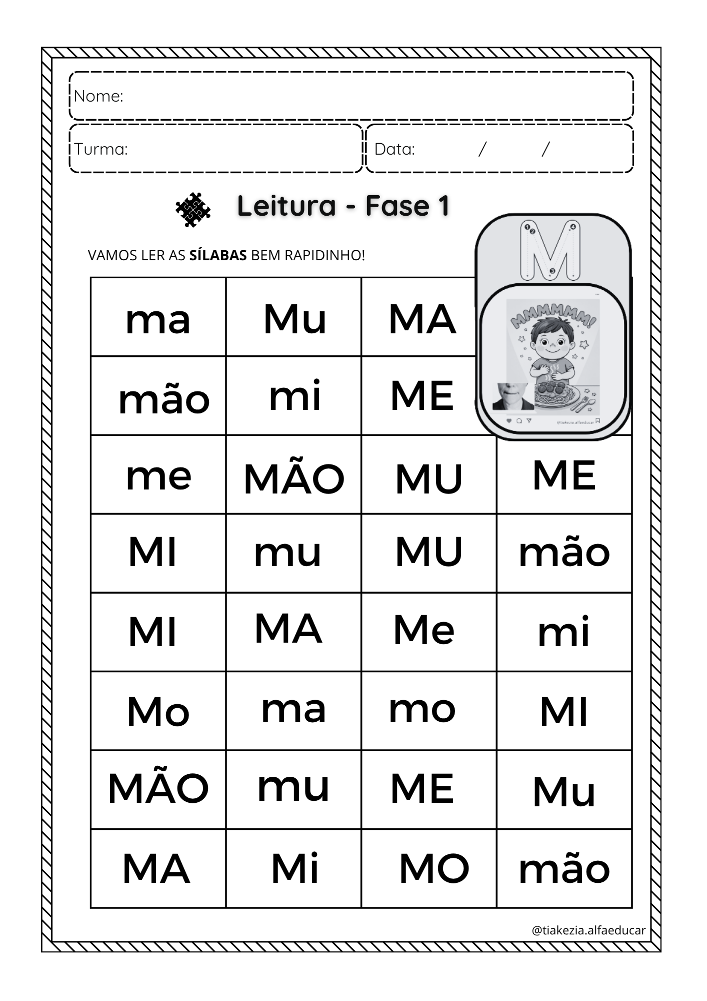 Leitura de Sílabas - Fase 1 1 por folha (1)